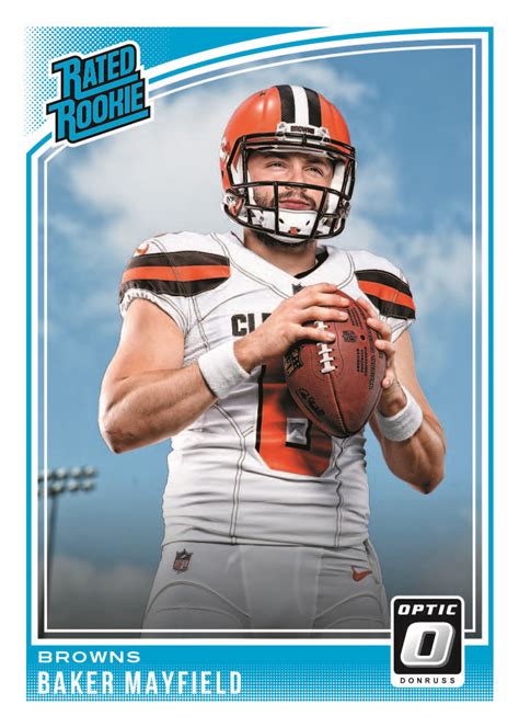 2018 Donruss Optic NFL Football Cards Checklist