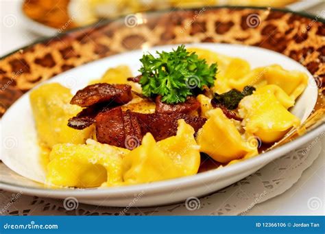 Italian Pasta with Various Fillings Stock Photo - Image of cuisine, delicious: 12366106