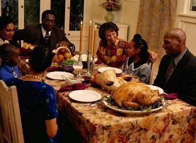 Thanksgiving Black Family Dinner