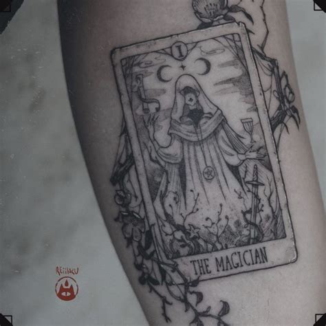 The Magician Tarot Card Tattoo