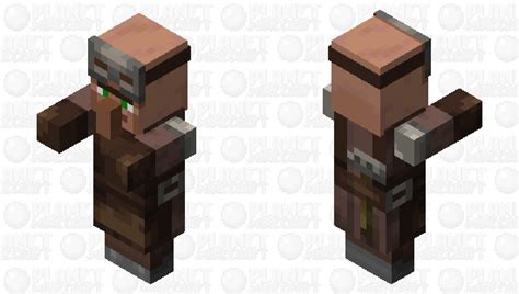 Villager Plains Armorer With Arms 1.14 Minecraft Mob Skin