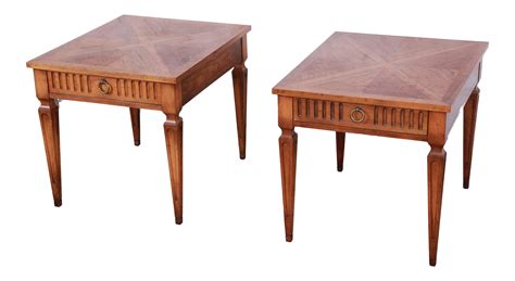 Baker Furniture Milling Road French Regency End Tables, Pair on ...