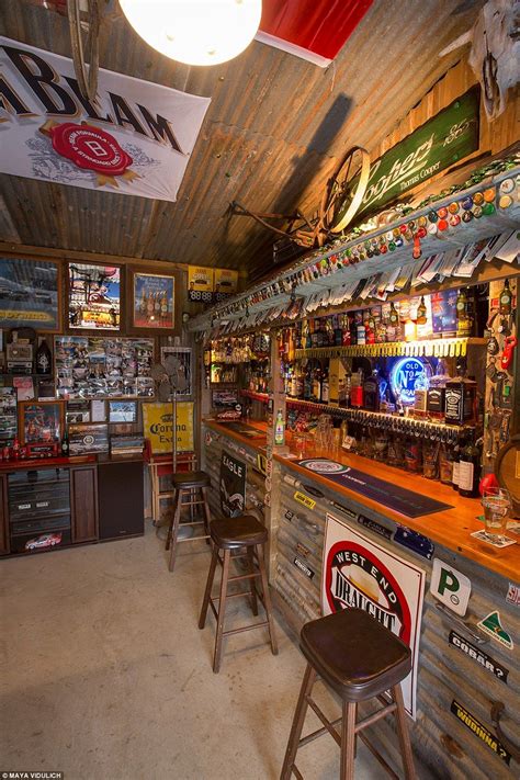 Inside Australia's best man caves and their eccentric owners | Best man caves, Man cave home bar ...