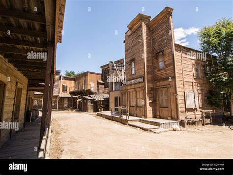 A replica of an old western town circa 1800's. Santa Clarita Cowboy Festival Stock Photo - Alamy