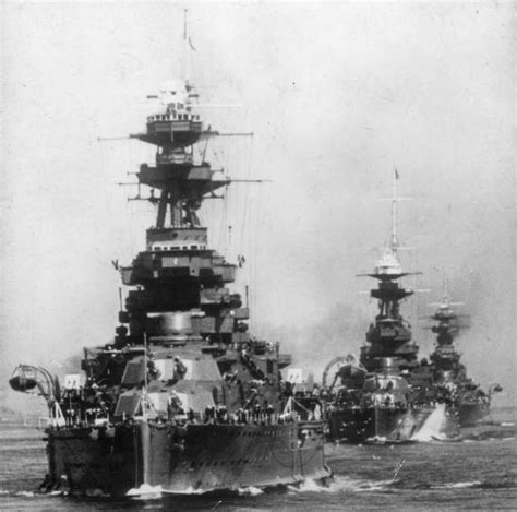 Royal Sovereign Class battleships in line ahead (2 of 2)