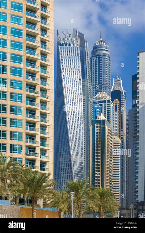 Dubai Marina Skyline Stock Photo - Alamy