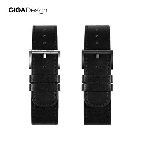 CIGA Design Matt Leather Watch Strap 22mm - สายนาฬิกาหนังด้านซิก้า ...