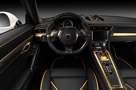 Porsche 911 Turbo Stinger GTR By TopCar Has 24K Gold Interior ...