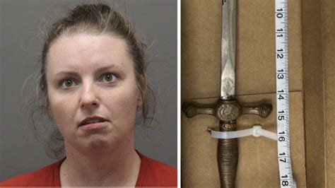 Virginia woman arrested for swinging medieval sword at police officer and neighbor