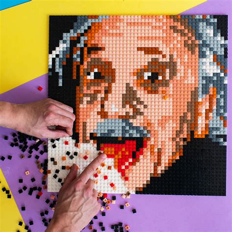 LEGO-like mosaic portraits and any pictures by SelfieMosaic. Albert ...