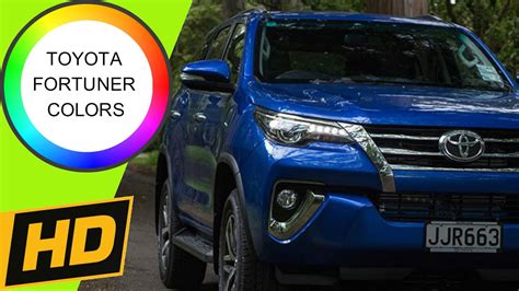 2016 Toyota Fortuner Colors - YouTube