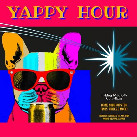 Copy of bark and brew yappy hour dog event | PosterMyWall