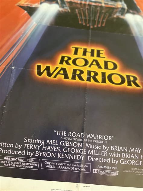 The Road Warrior Movie Poster - Etsy