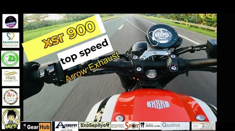 XSR 900 TOP SPEED | ARROW EXHAUST PURE SOUND - YouTube