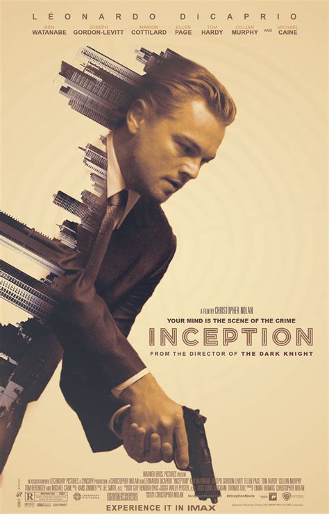 "Inception" / fan art poster double exposition. on Behance