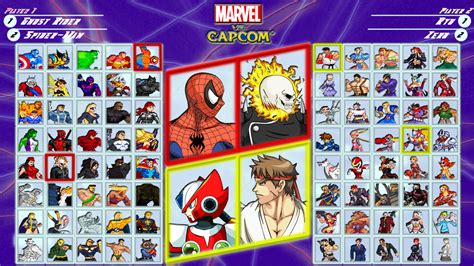 Marvel vs Capcom fan roster by MrJechgo on DeviantArt