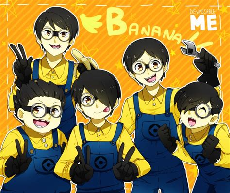 minions humanized | Anime vs cartoon, Anime, Disney anime style