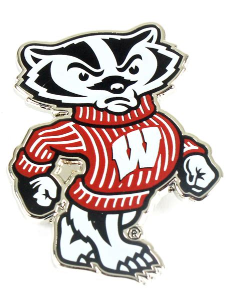 Wisconsin Badgers Mascot Pin