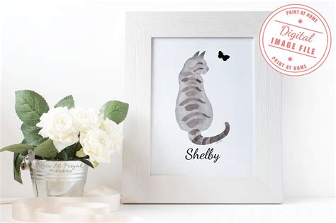 Personalized Cat Loss Gift Cat Memorial Gift Cat Sympathy | Etsy