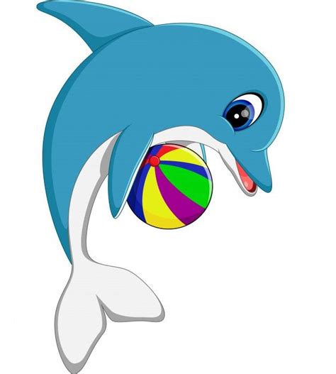 Premium Vector | Illustration of cute dolphin cartoon | Adesivos bonitos, Desenhos de bichinhos ...