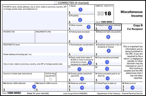 Free Printable 1099 Form 2018 | Free Printable