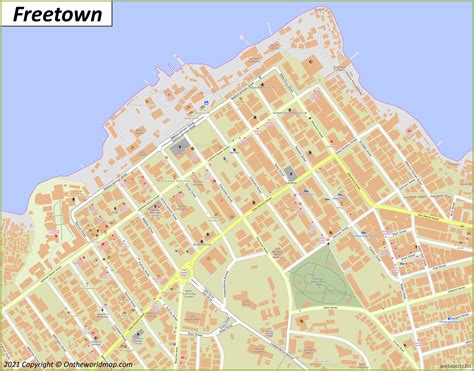 Freetown Map | Sierra Leone | Detailed Maps of Freetown