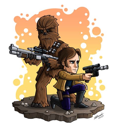 ArtStation - Han Solo & Chewbacca