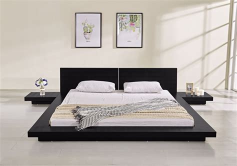 Fujian Modern Platform Bed (Ash Black) – matisseco