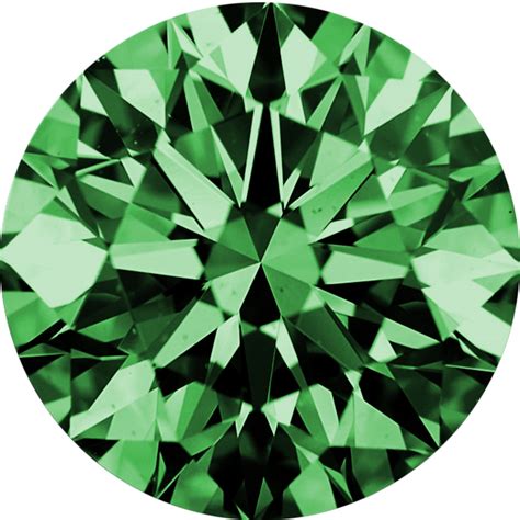 Natural Extra Fine Green Diamond - Round - VVS2-VS1 - Africa - Extra F – NW Gems & Diamonds