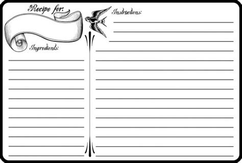 13+ Free Recipe Card Templates - Excel PDF Formats