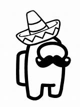 Sombrero coloring pages sketch template