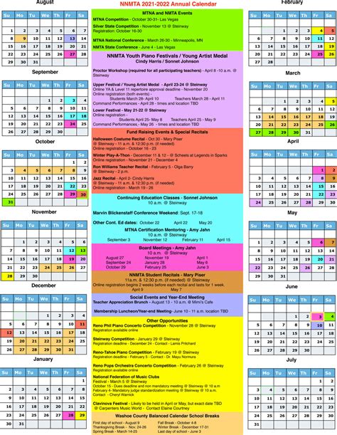 Nevada State College 2024 Calendar | Printable Templates Free