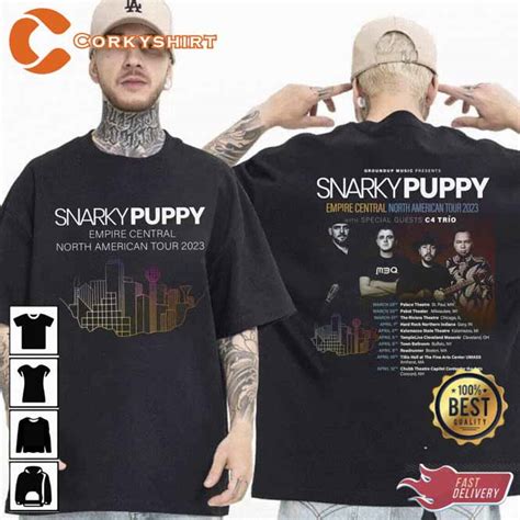 Snarky Puppy North American Tour 2023 Shirt Design - Corkyshirt