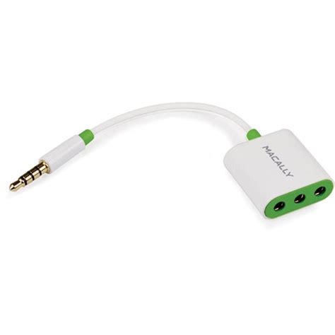 Macally 3-Way Headphone Splitter Designed for iPhone, AUDIO3 B&H