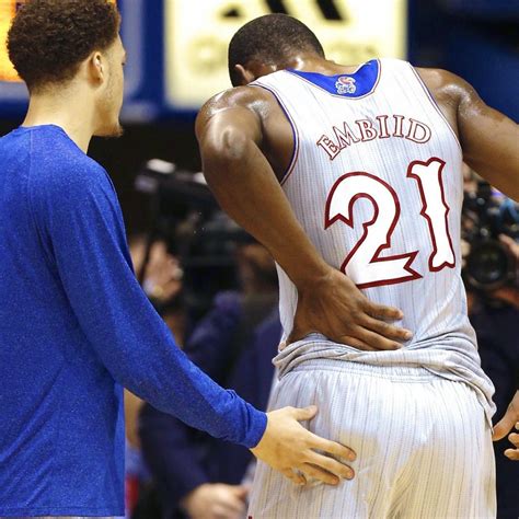 Joel Embiid Injury: Updates on Kansas Center's Knee, Back and Return ...