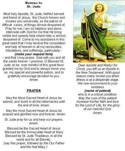 Pin by ET Vegan Is My Way on Christianity & Faith | St jude novena, Novena prayers, St jude