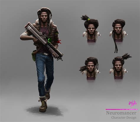 ArtStation - Neuromancer: Character Design - Maelcum