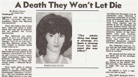 The Tragic Life And Mysterious Death Of Whistleblower Karen Silkwood - Pictellme