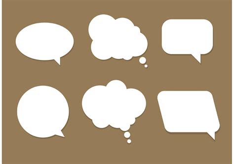 Free Vector Speech Bubbles - Download Free Vector Art, Stock Graphics & Images