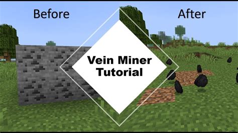 Vein Miner Tutorial - Java Edition Mod - YouTube