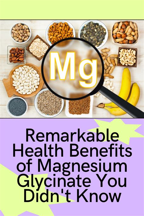 Remarkable Health Benefits of Magnesium Glycinate You Didn't Know ...