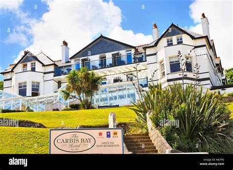 Carbis Bay Hotel at Carbis Bay, St Ives, Cornwall, UK Stock Photo - Alamy