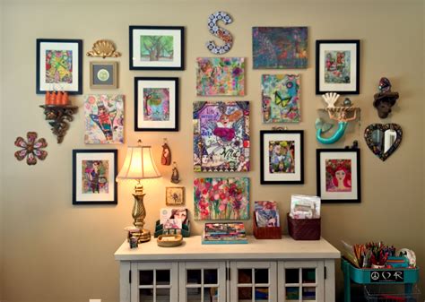 Art Room Gallery Wall | Gallery wall, Art room, Room gallery