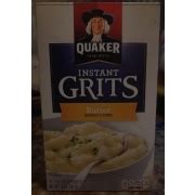 Quaker Instant Grits, Butter: Calories, Nutrition Analysis & More | Fooducate