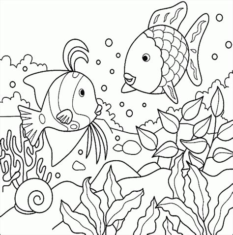 Print & Download - Cute and Educative Fish Coloring Pages