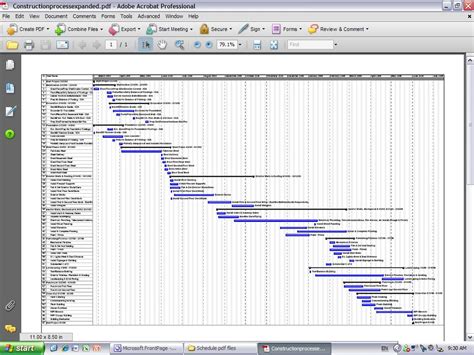 Construction Schedule Pdf – planner template free