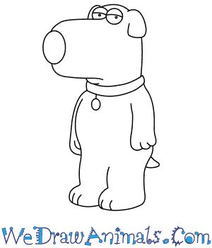 How to Draw Brian Griffin From Family Guy