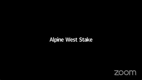 Alpine Utah West Stake Conference - Saturday Evening Session - YouTube