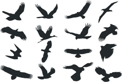 Bird Silhouette Vector dxf File Free Download - 3axis.co | Silhouette ...