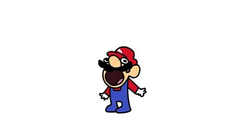 MARIO SCREAMING (animated) - YouTube